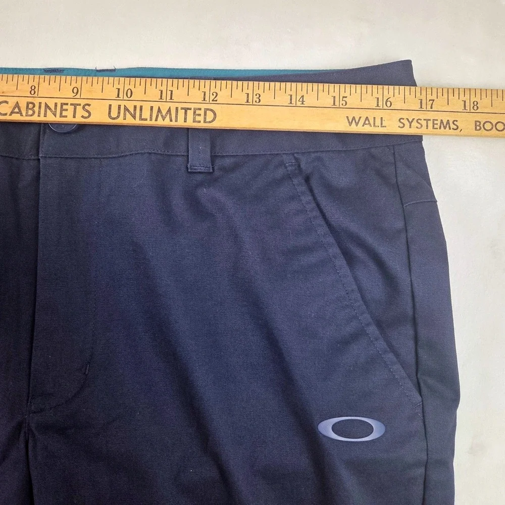 Oakley‎ Man Trousers Men 32 Navy Blue Regular Fit Stretch Chino Pants CA35460